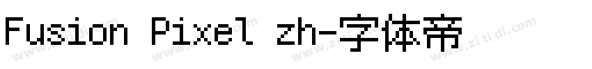 Fusion Pixel zh字体转换